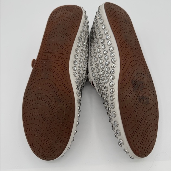Alaia Crystal Embellished Mary Jane Flats Size 38 Excellent Condition - Picture 5 of 7